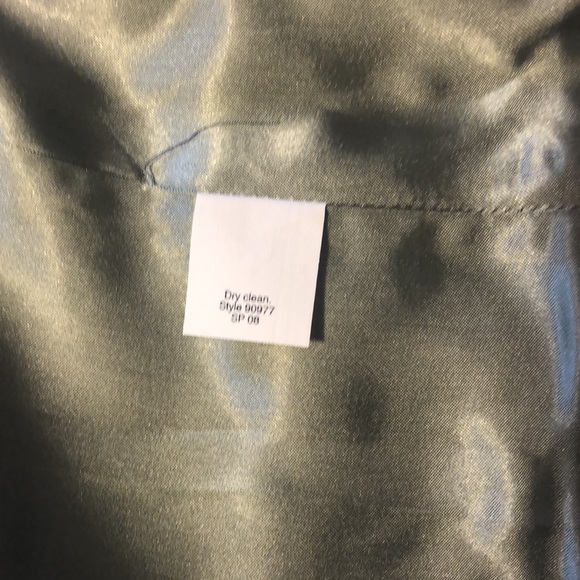 J. Crew black linen 3/4 ruffle sleeve jacket sz 4 - Picture 7 of 7